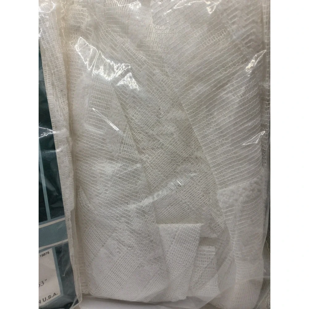 Vintage Beacon Looms White Lace Curtain Panel 40x63 Style 4082 Made in USA NEW